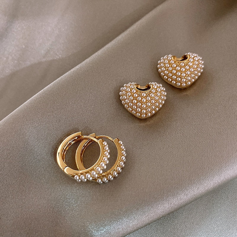 Boucles d'oreilles en perles Hjärta Yuli