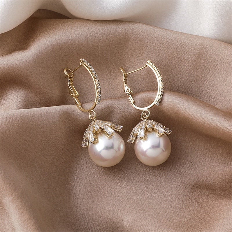 Pärl Drop Boucles d'oreilles by Malia