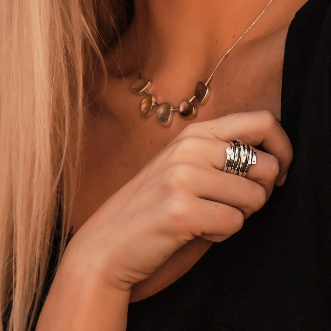Bliss Bague en Argent Épais Vintage