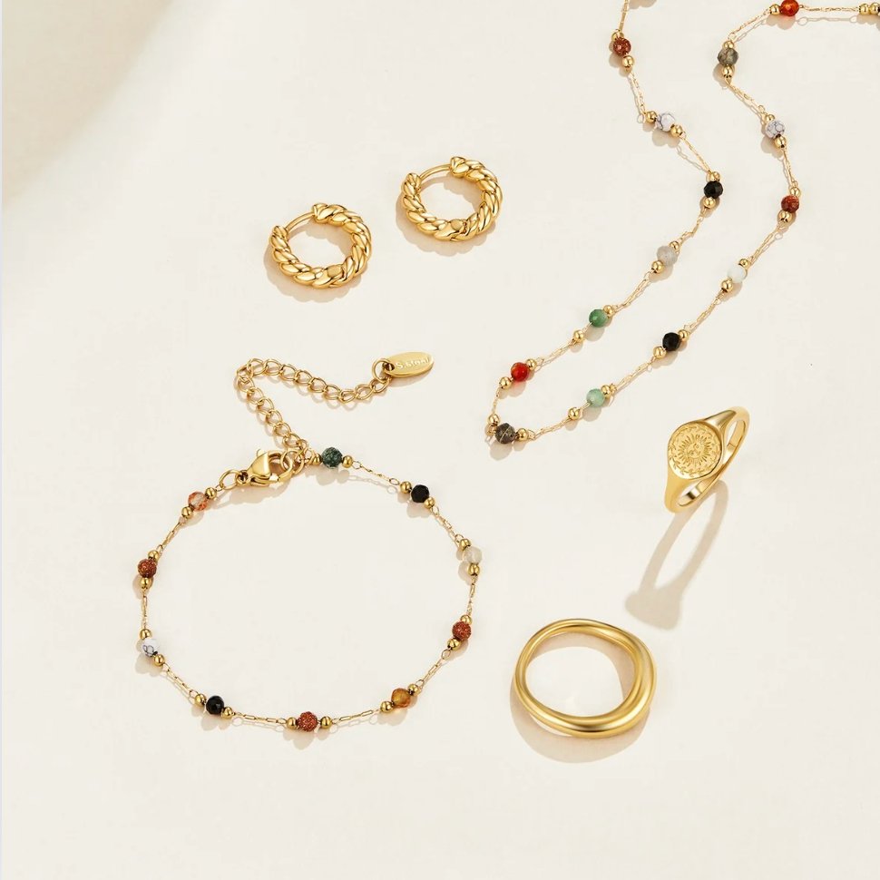 Stenhalsband von Luly Collier