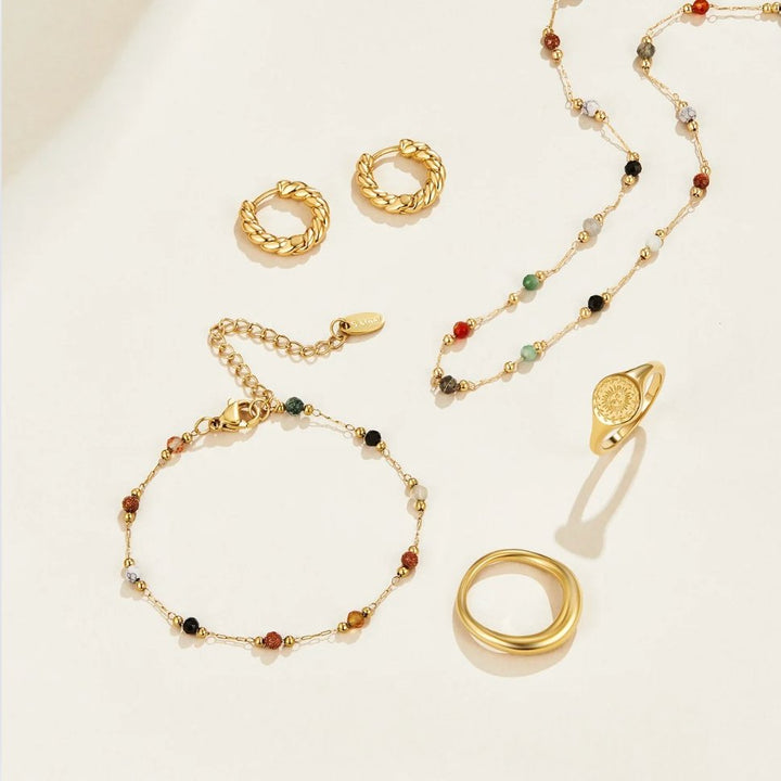 Stenhalsband von Luly Collier