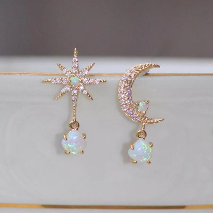 Boucles d'oreilles en perles de luxe étoilées