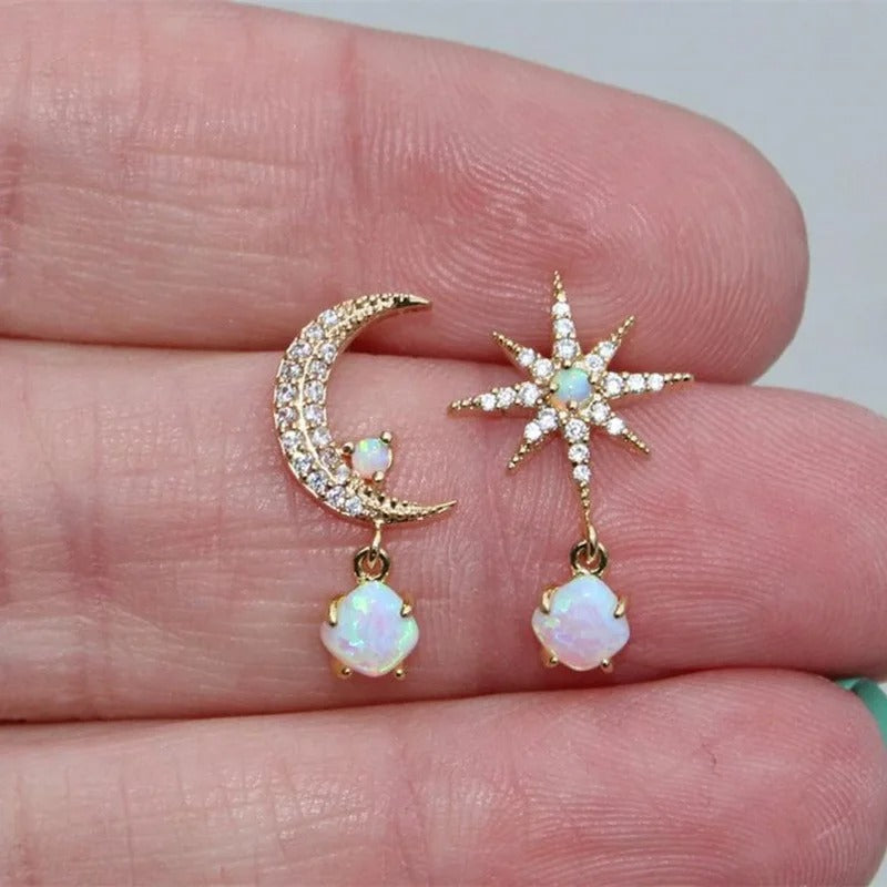 Boucles d'oreilles en perles de luxe étoilées