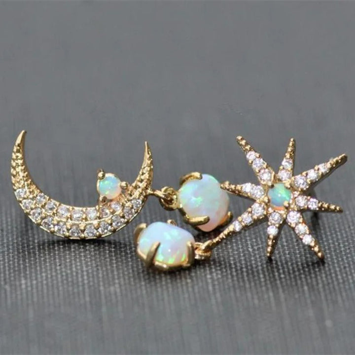 Boucles d'oreilles en perles de luxe étoilées