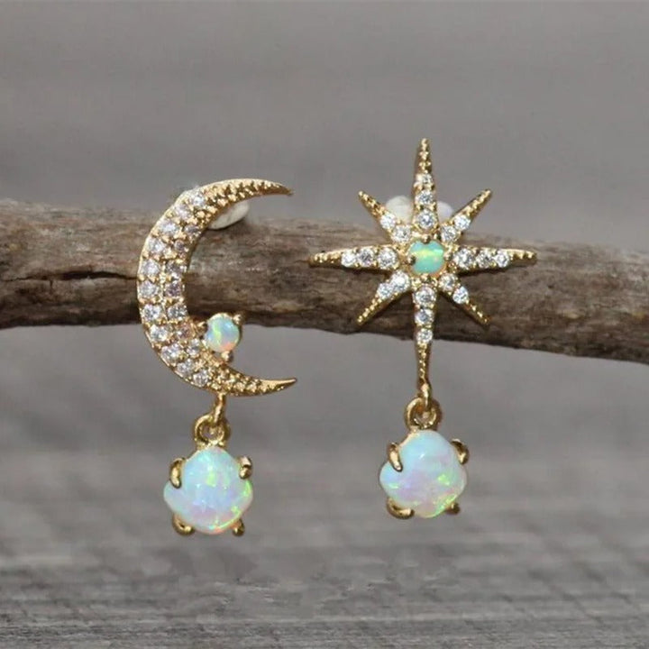 Boucles d'oreilles en perles de luxe étoilées
