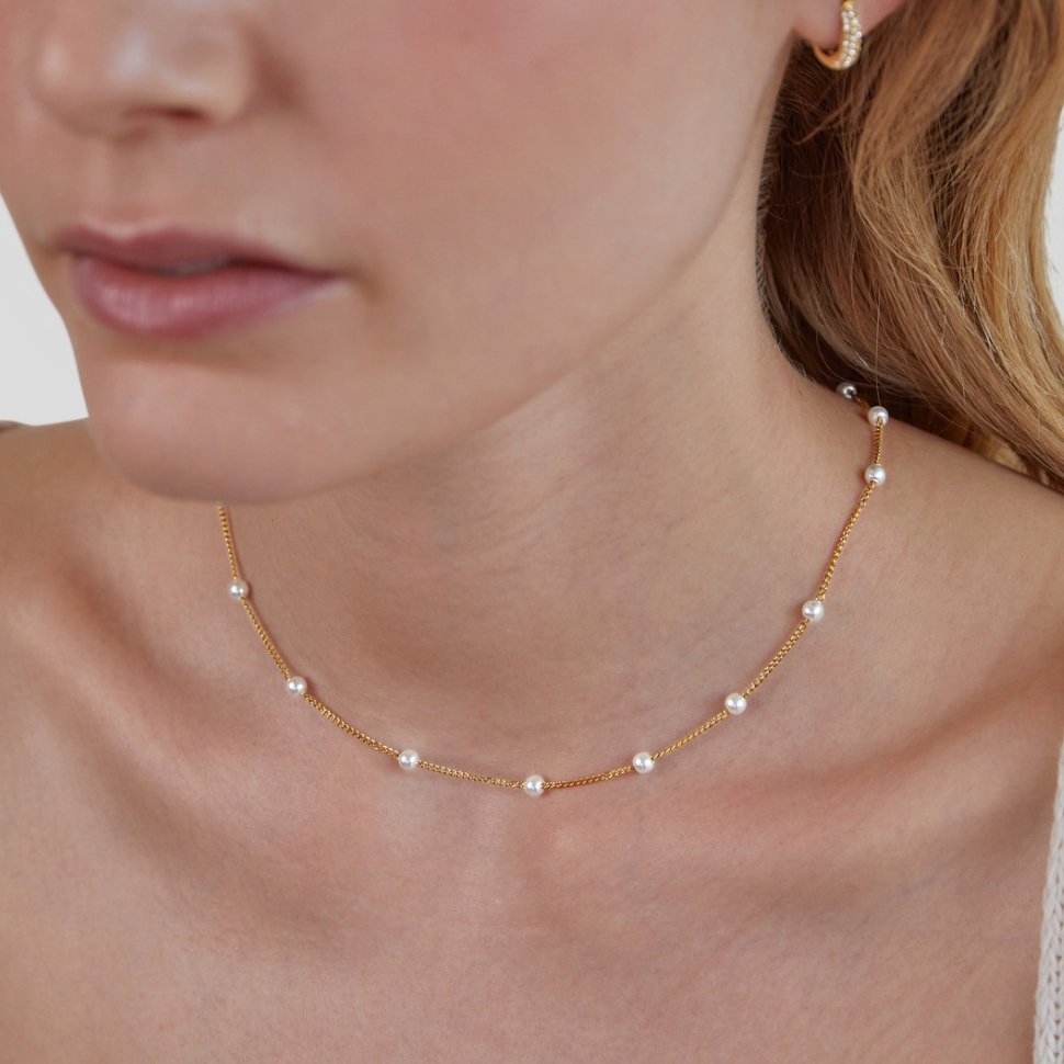 Collier en perles de René