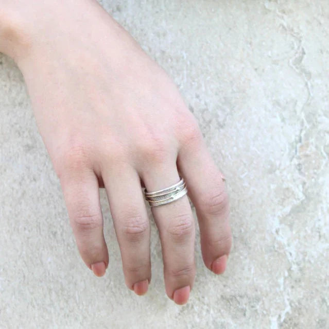 Guld Lager Shine Vintage Silver Ring