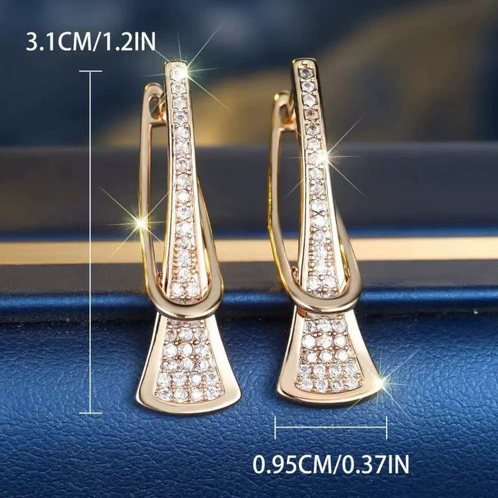 Boucles d'oreilles irrégulières pour femmes en mode de luxe abordable