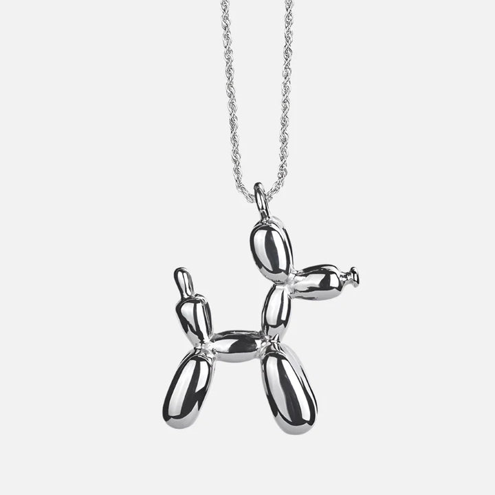 Pendentif en Forme de Chien en Ballon Doré