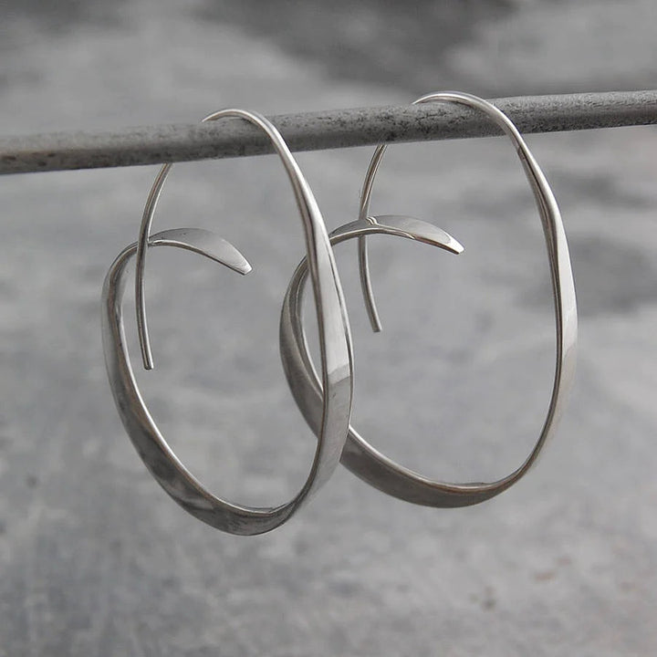 Boucles d'oreilles spiralées