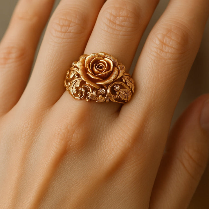 Bague Fleur Dorée