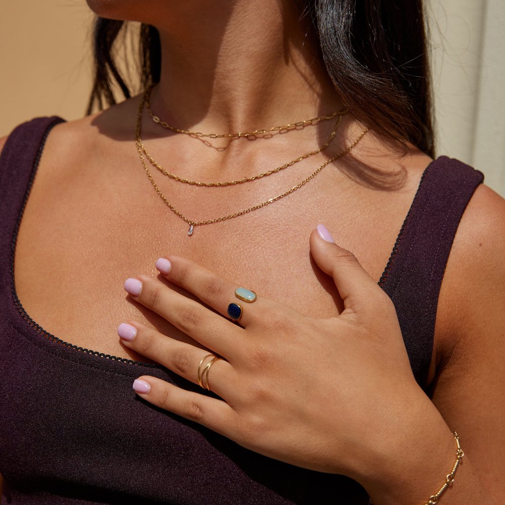 Bague unique enroulée Pur