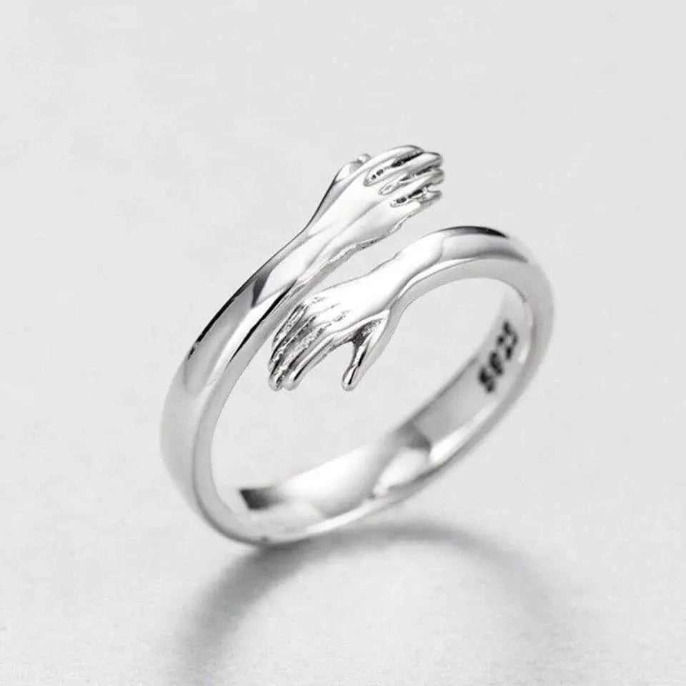 Bague en argent ajustable
