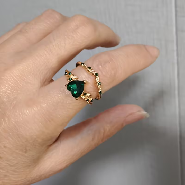 Ensemble de Bagues Heartbound Duo