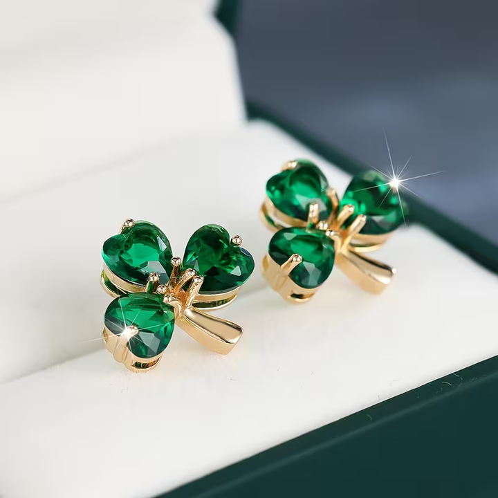 Boucles d'oreilles Trèfle Chanceux