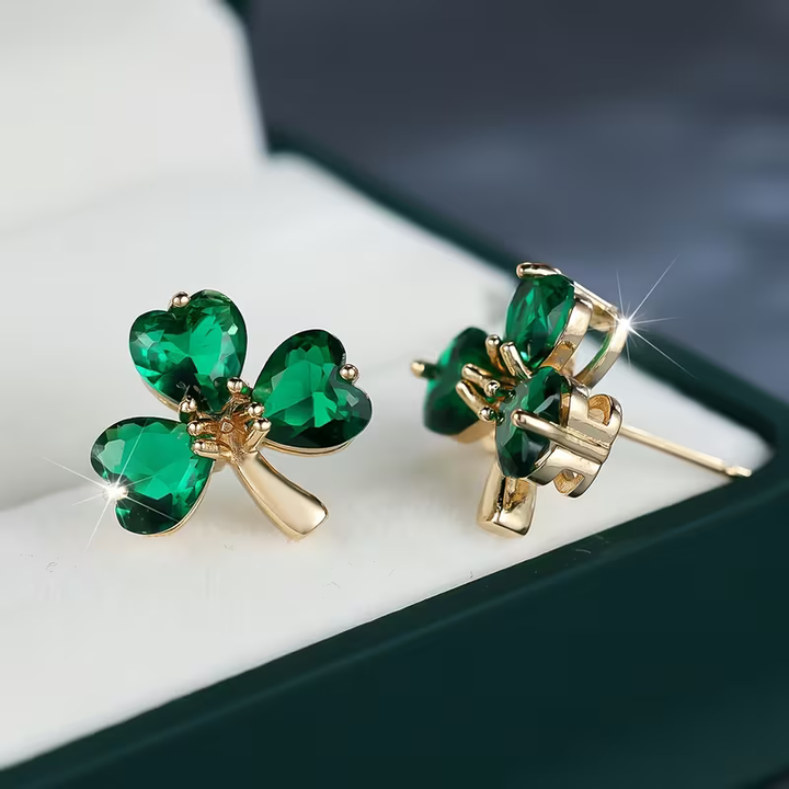 Boucles d'oreilles Trèfle Chanceux