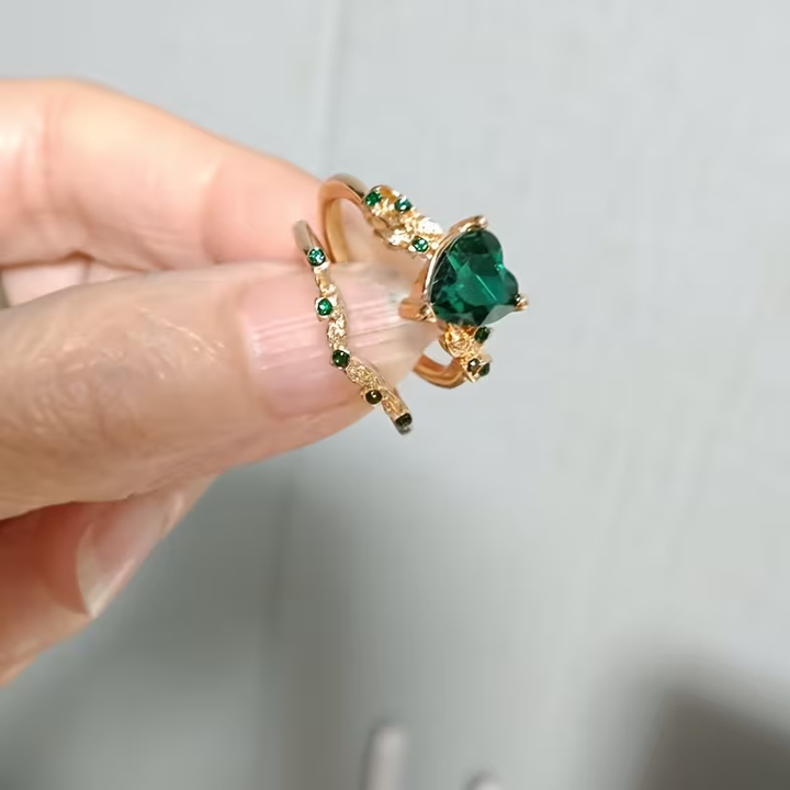 Ensemble de Bagues Heartbound Duo