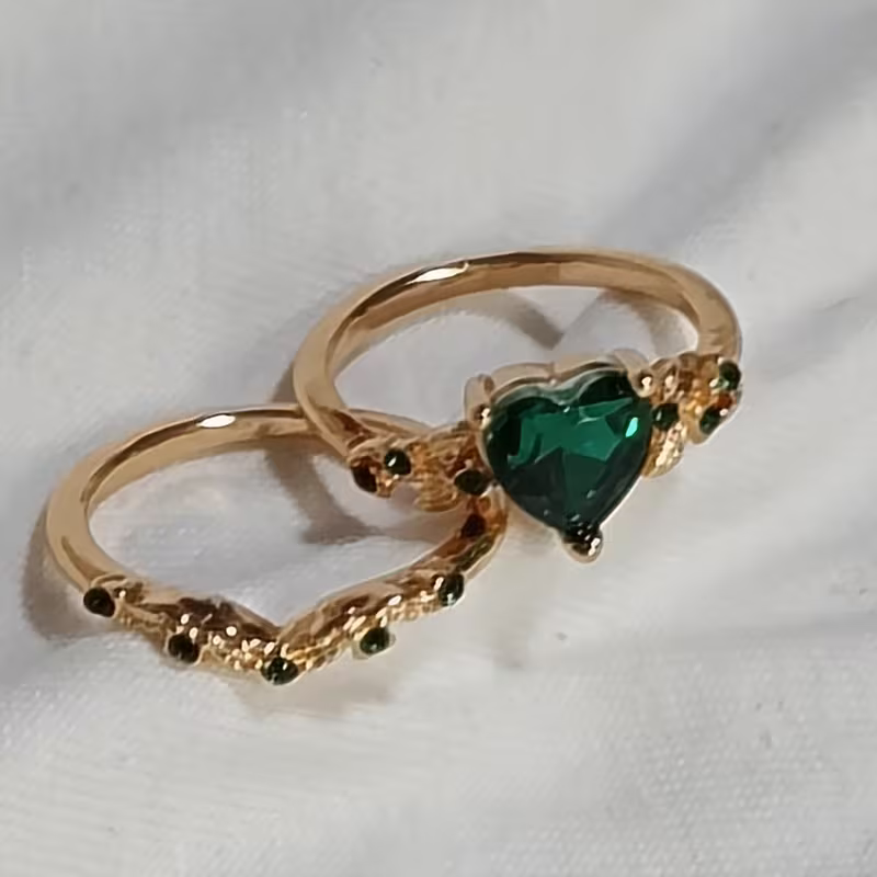 Ensemble de Bagues Heartbound Duo