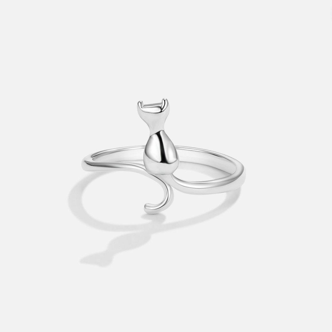 Bague Chat de Minuit en argent