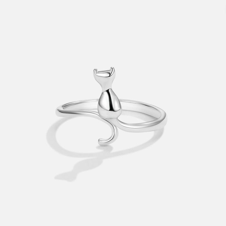 Bague Chat de Minuit en argent